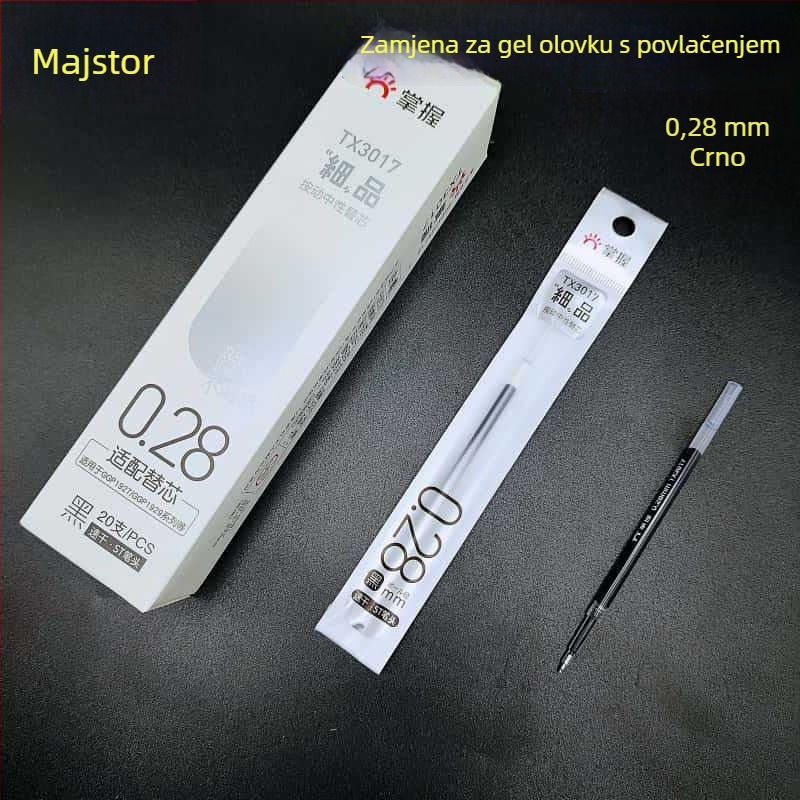 Refil za olovku Master, plastično kućište, vrh 0.38 mm, modeli 3016-3017-3018-3014