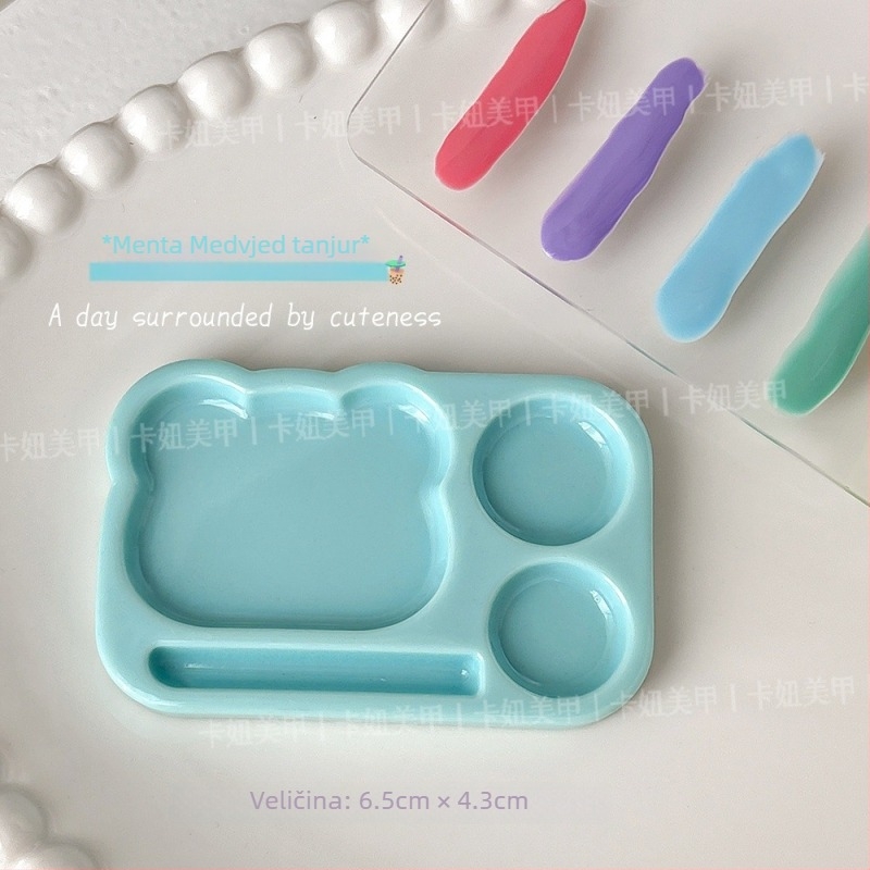 Stalak za nokte s dizajnom privlačnog ljubimca, stolni organizator i držač olovke – plastika i keramika – brend kaniu – 1 kom