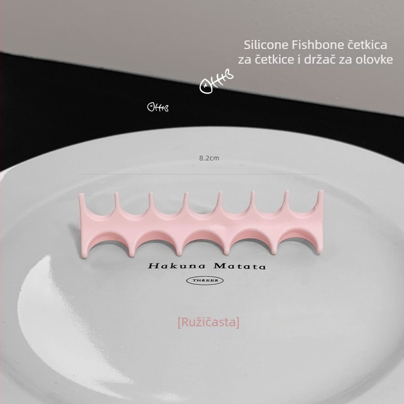 Stalak za nokte s dizajnom privlačnog ljubimca, stolni organizator i držač olovke – plastika i keramika – brend kaniu – 1 kom