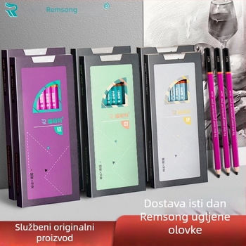 Ruimengte ugljeni grafitni olovka za crtanje — set alata za skicu s mekanim ugljenim olovkama