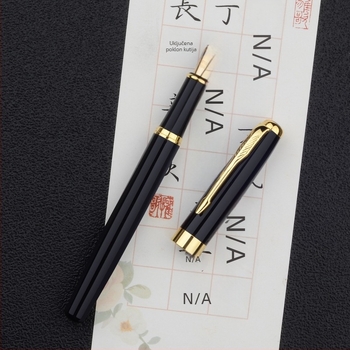 Kovljivo nalivpero s iridijevim vrhom, model G389, poklon-set s graviranjem imena i loga, mogućnost prilagodbe