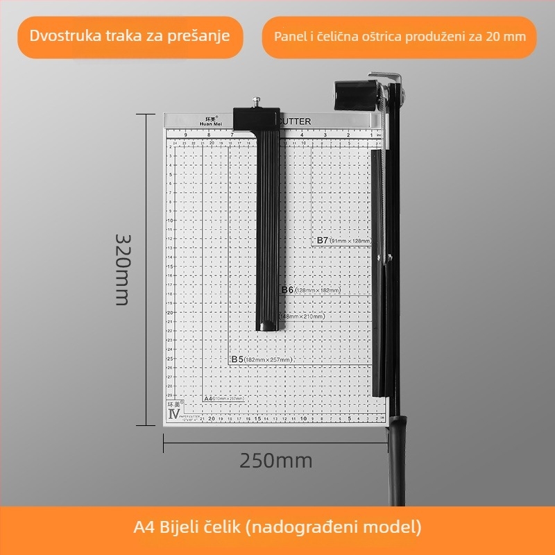 Ručni mini rezač papira za A4/A5, za rezanje fotografija i vizitki