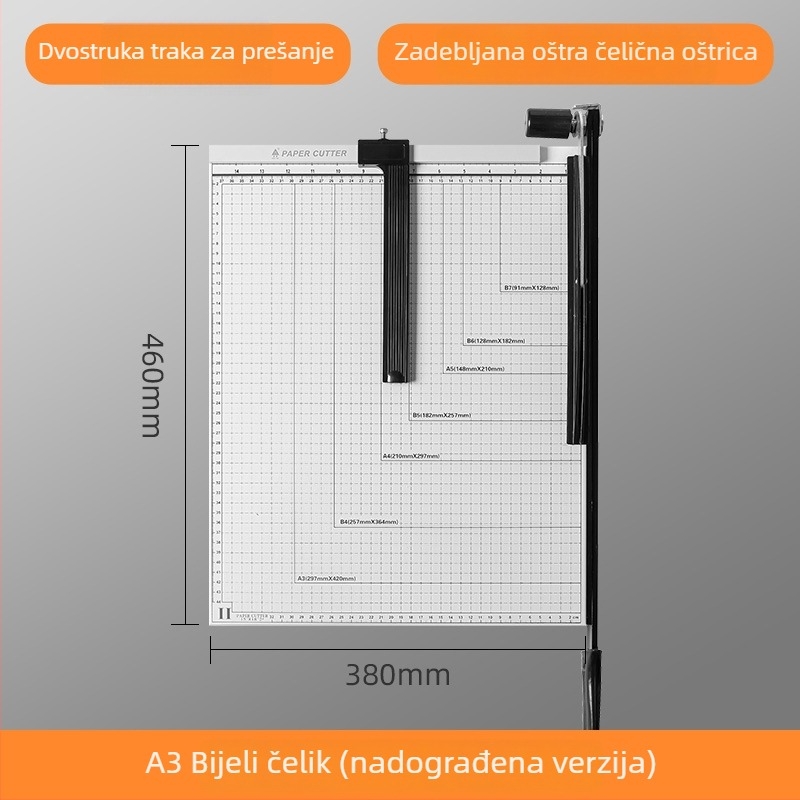 Ručni mini rezač papira za A4/A5, za rezanje fotografija i vizitki