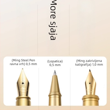 Montagut 301 Courtesy serija višestruko nalivpero, metalno kućište, iridij hrap, sustav tinte/vrećica tinte, poklon kutija