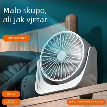 Desktop USB ventilator, ultra tiho, za ured, studentski dom ili dom