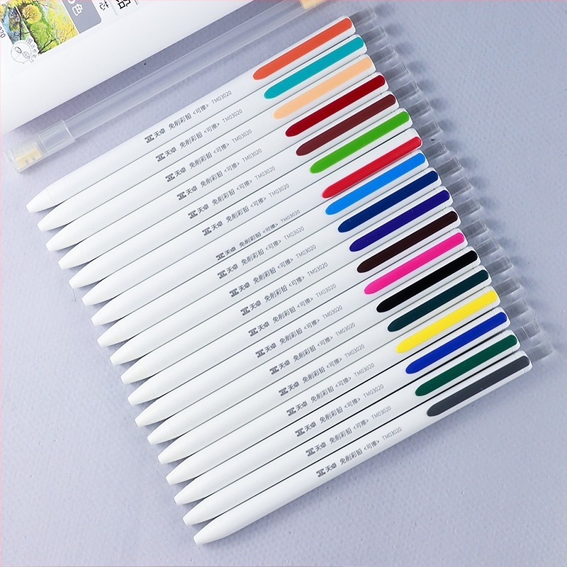 Olovke za crtanje bez oštrenja s zamjenjivim jezgrom, izvučne, izbrisive, 3H tvrdoća jezgre