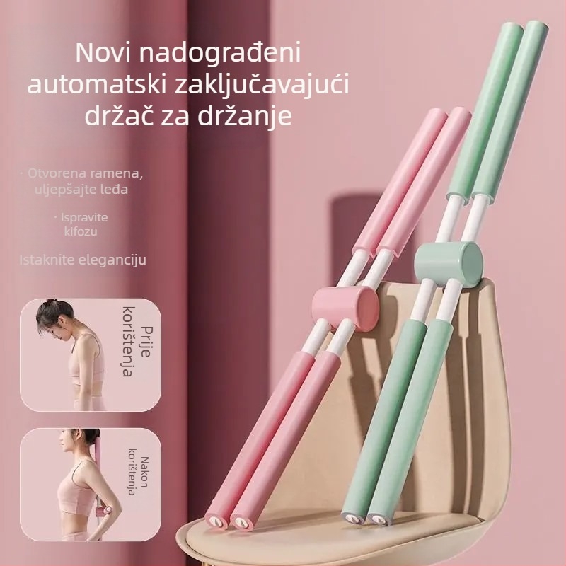 Joga elastični pojas — korektor držanja za otvaranje leđa i uspravni stav, uređaj za vježbanje ramena i leđa za djecu