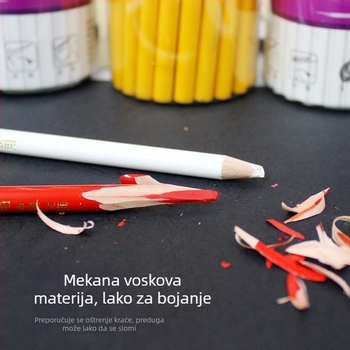 Stolarska olovka 536 – drveni kućište, HB grafit, model 536