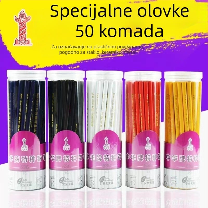 Stolarska olovka 536 – drveni kućište, HB grafit, model 536