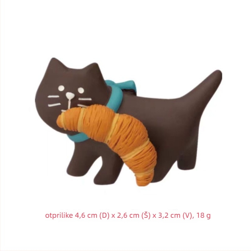 Miniaturna ukras od smole – stil japanskih trgovina, dekor za pekaru i kafić, marka Qingheng crafts; materijal: smola