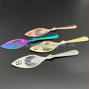 Absint žlica od nehrđajućeg čelika 304, s šupljim dizajnom, cjediljka za šećer i mrežni filtr – bar alat