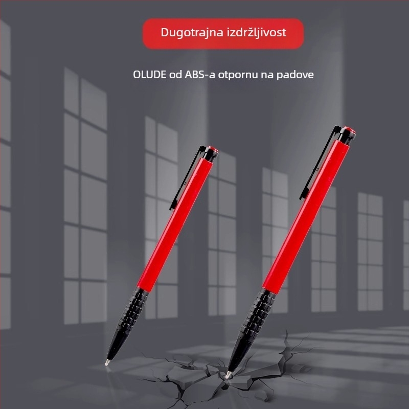 Kuglična olovka s pritiskom za nastavnike, brzo sušeća tinta, PP materijal, marka Learn to be happy