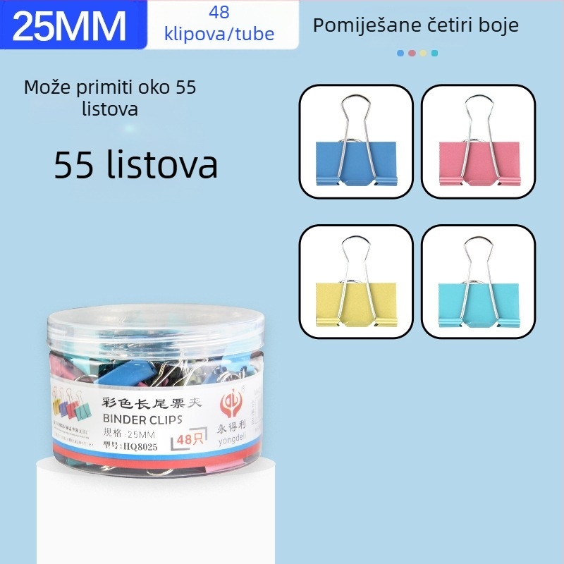 Ever Gai metalni klip za dokumente s dugim repom