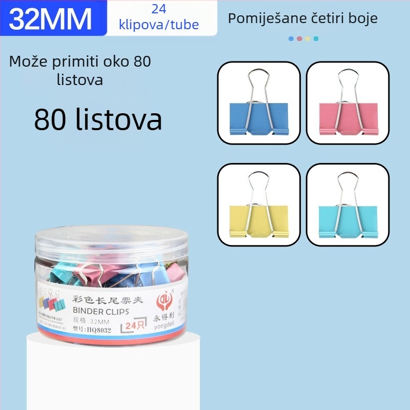 Ever Gai metalni klip za dokumente s dugim repom