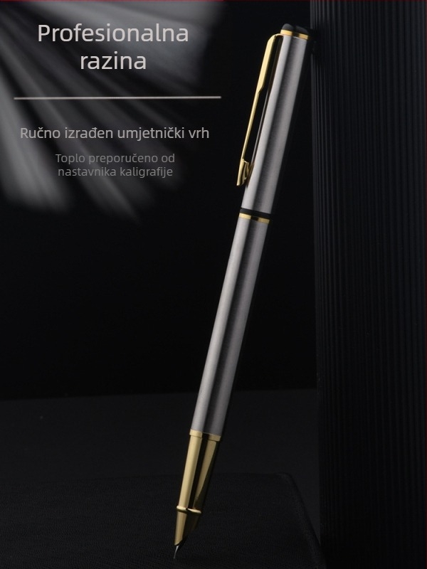 Nagnuto pero za kaligrafiju za odrasle i učenike, 0.38 mm ekstrafina vrh, zakrivljeni vrh 0.8 mm
