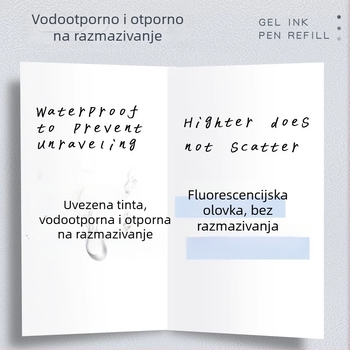Long-standing patrona za klik pero 0,5 mm, kompatibilna s U9/U17/U20, plastična, u kutiji