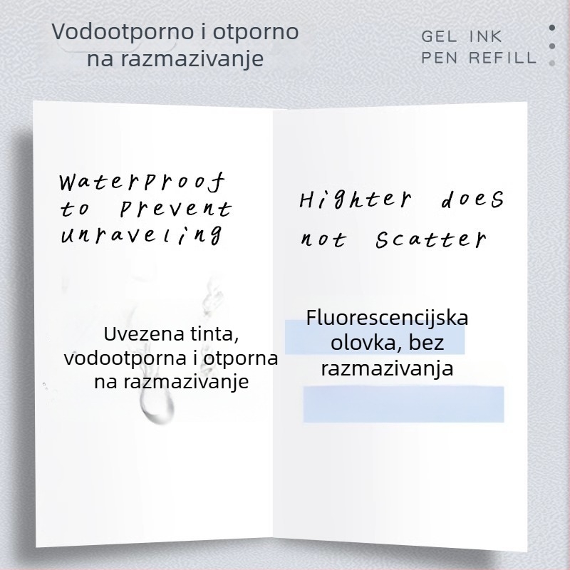 Long-standing patrona za klik pero 0,5 mm, kompatibilna s U9/U17/U20, plastična, u kutiji