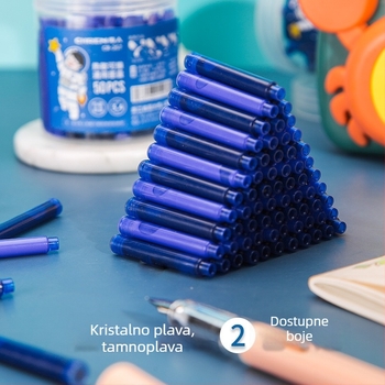 Termalno izbrisiva tinta u vrećici za per, model 257/258, plastično kućište, pakiranje u bočici, 30/50 kom
