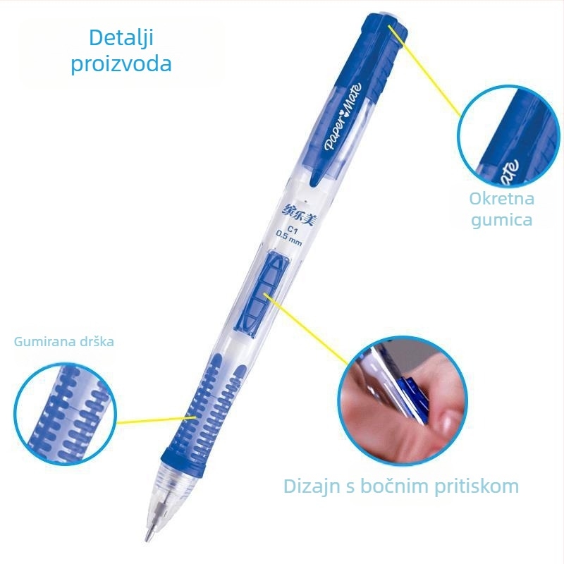 Paper Mate C1 mehanička olovka, klikni mehanizam, plastično kućište