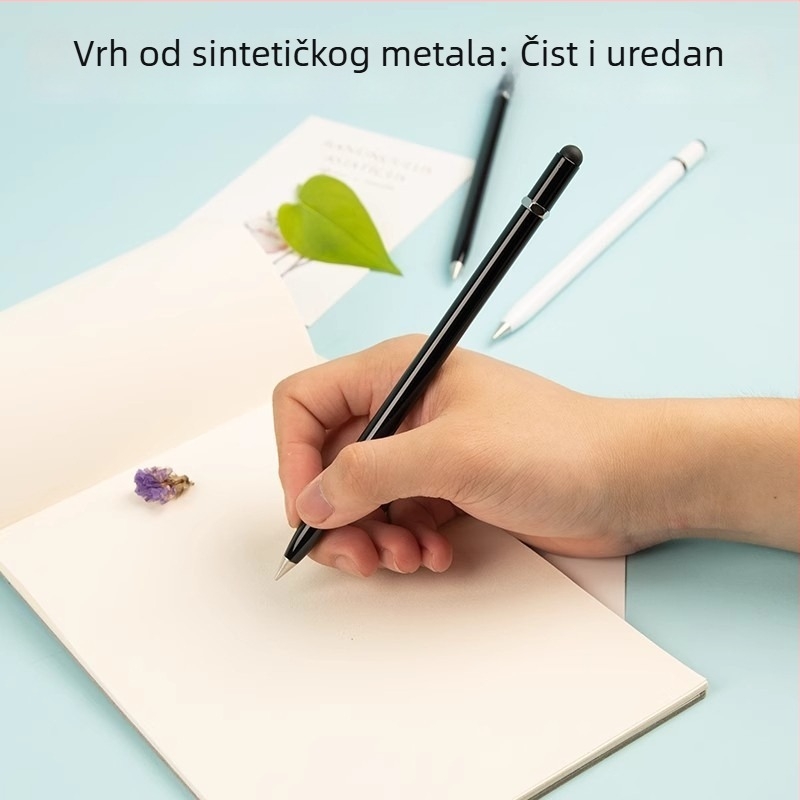 Pisaća s zamjenjivim vrhom od vječne legure, bez oštrenja, dodirni zaslon stylus, metalno kućište