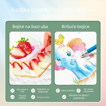 Vodootopljive kolor olovke za djecu – marka Touch Mark, drveno kućište, tip olovke: drvena olovka