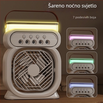 Mali USB stolni ventilator s raspršivačem za ovlaživanje