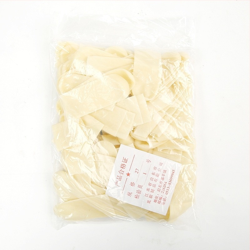 Lateksni zaštitnik za prst - industrijska upotreba, ojačan, vodootporan, otporan na kiseline i lužine (materijal: lateks; podstava: nema; svrha: zaštita prsta)