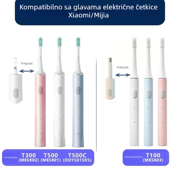 Nadomjesna glava električne četkice Pleasant tooth, kompatibilna s Mijia T300/T500/MES601/T700