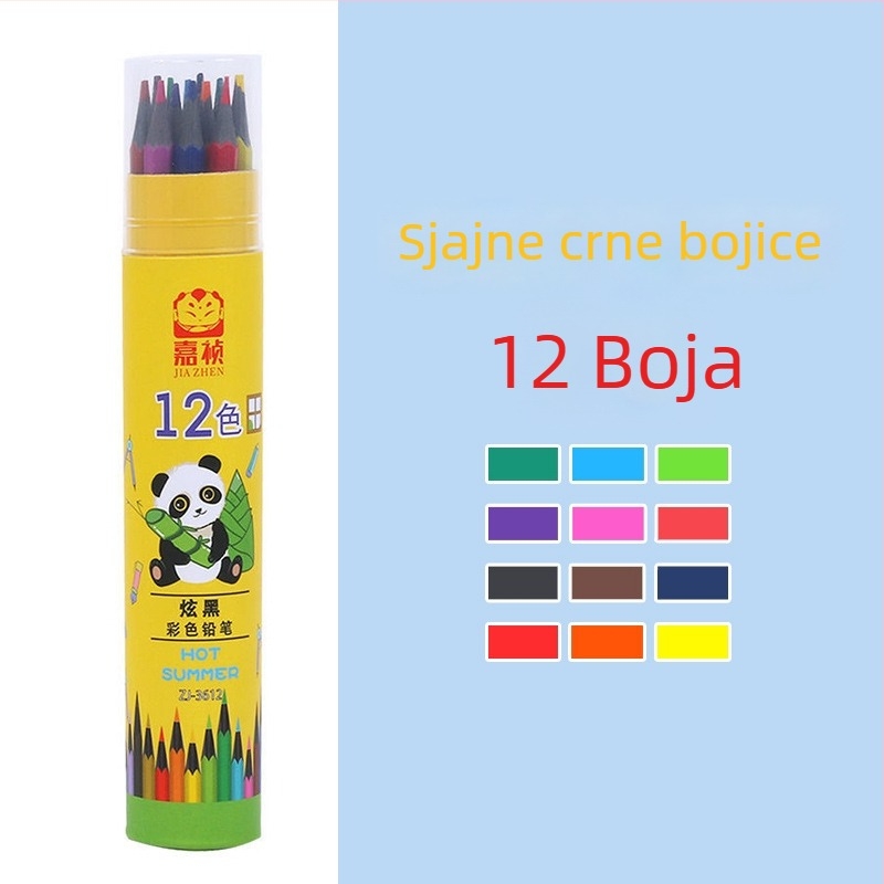 Višebojne izbrisive bojice za crtanje, setovi od 12, 24 ili 36 boja, za osnovnu školu