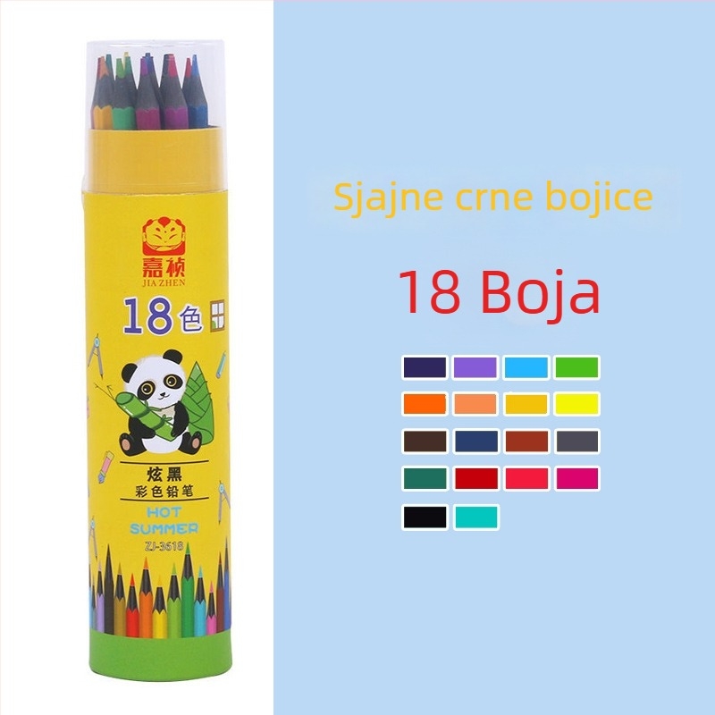 Višebojne izbrisive bojice za crtanje, setovi od 12, 24 ili 36 boja, za osnovnu školu
