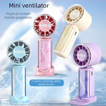 Mini ventilator u obliku voća, džepni s postoljem, prijenosno hlađenje za studentski dom i vanjsku upotrebu