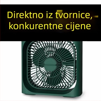 Spray ventilator USB-pogona, 3 lopatice, noćno svjetlo i tajmer
