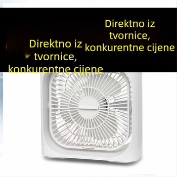 Spray ventilator USB-pogona, 3 lopatice, noćno svjetlo i tajmer