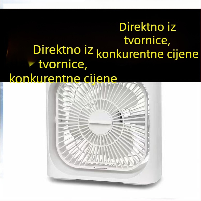Spray ventilator USB-pogona, 3 lopatice, noćno svjetlo i tajmer