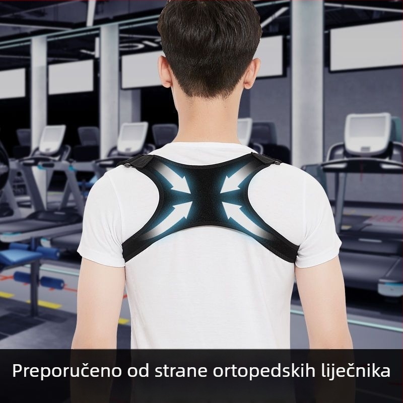 Ispravljač držanja za odrasle i djecu, pojas za poboljšanje posture i poravnavanje ramena