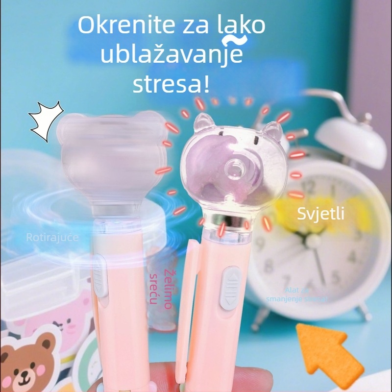 Meduza-tematsko rotirajuće kuglične pero sa svjetlom | Brend: Other | Model: Press | Uvoz: Ne | Kod proizvoda: SSYZB