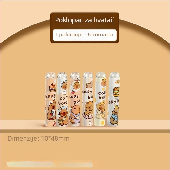 Produžna kapica za olovku - plastika, 5 kom./pakiranje, pakirano u vrećici, povećava duljinu olovke.