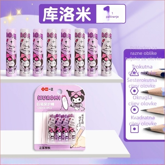 Produžna kapica za olovku - plastika, 5 kom./pakiranje, pakirano u vrećici, povećava duljinu olovke.