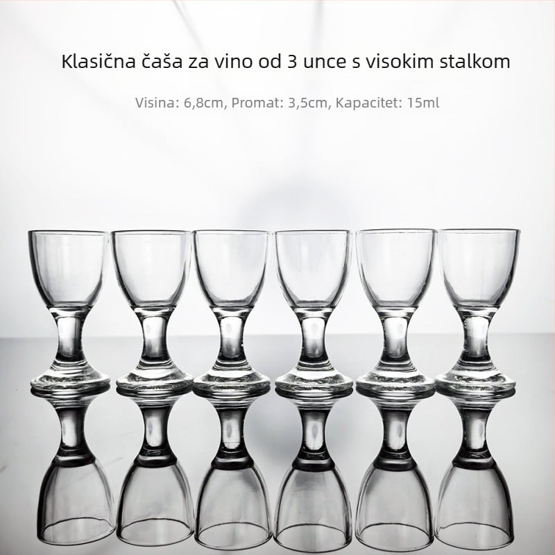 Set čaša za vino s prilagođenim logom, minimalistički moderni stil, samomontaža, 288 komada