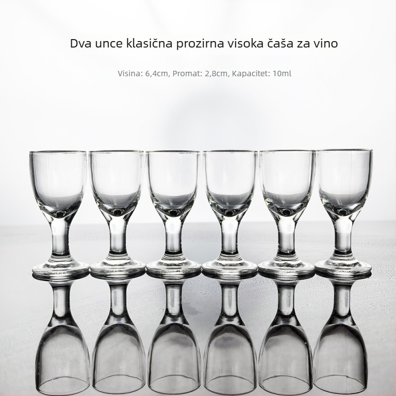 Set čaša za vino s prilagođenim logom, minimalistički moderni stil, samomontaža, 288 komada