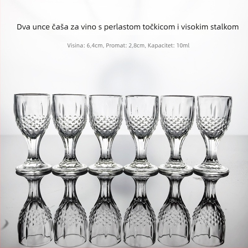 Set čaša za vino s prilagođenim logom, minimalistički moderni stil, samomontaža, 288 komada