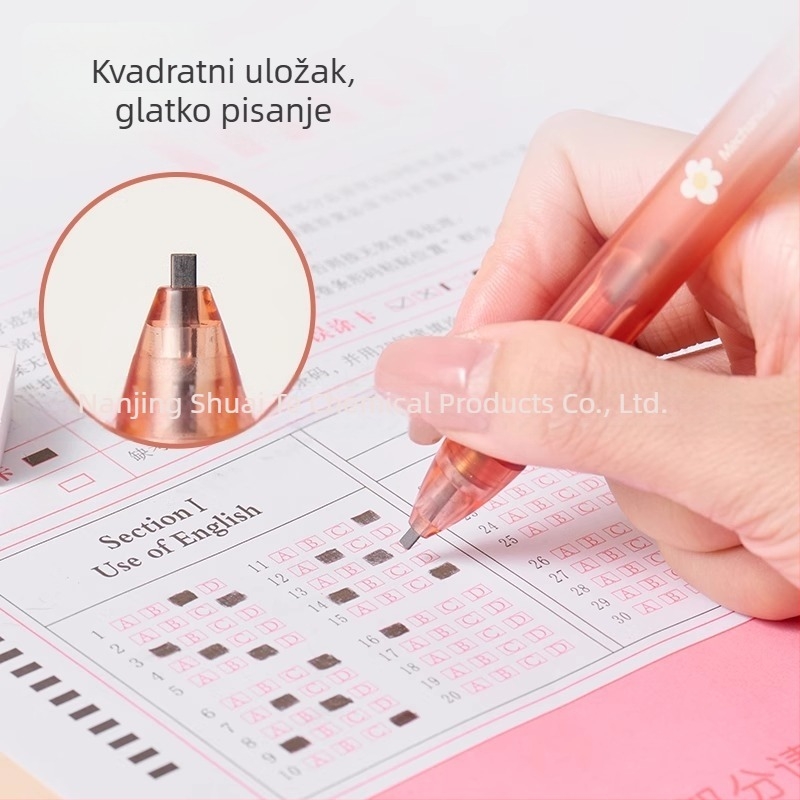 KACO set mehaničkih olovaka s 2B grafitom i gumom za odgovore na ispitima