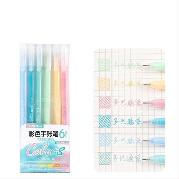 Akrilni marker za označivanje za osnovnoškolce, plastično kućište, pakiranje 6 komada, s jednim vrhom, nije izbrisiv