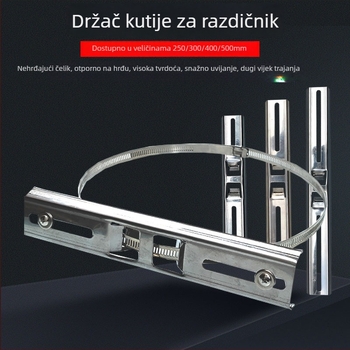 Nerđajući čelični prstenasti držač za električni stup, za ulicu rasvjetu i vodootporne kutije