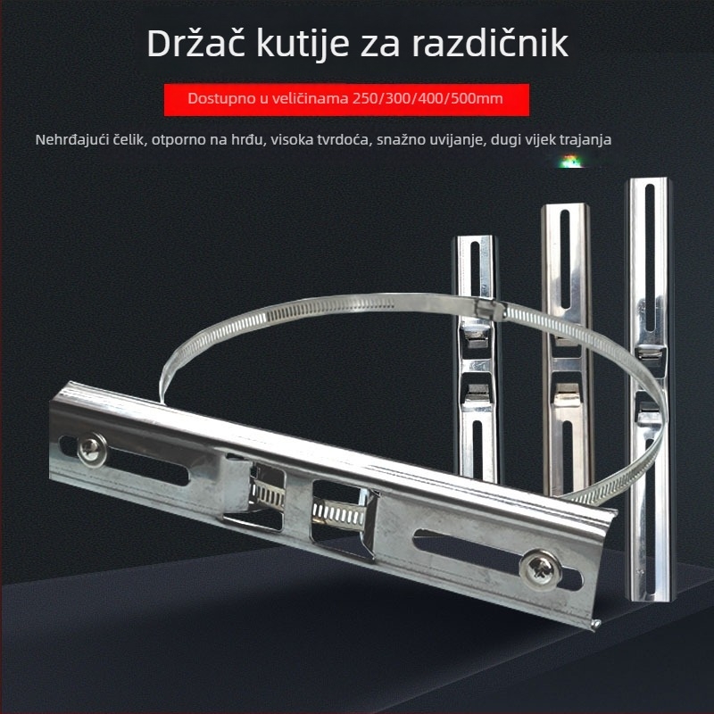 Nerđajući čelični prstenasti držač za električni stup, za ulicu rasvjetu i vodootporne kutije