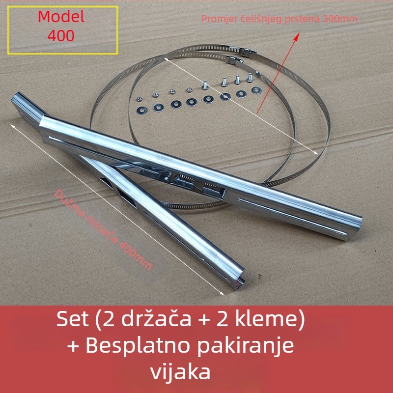 Nerđajući čelični prstenasti držač za električni stup, za ulicu rasvjetu i vodootporne kutije
