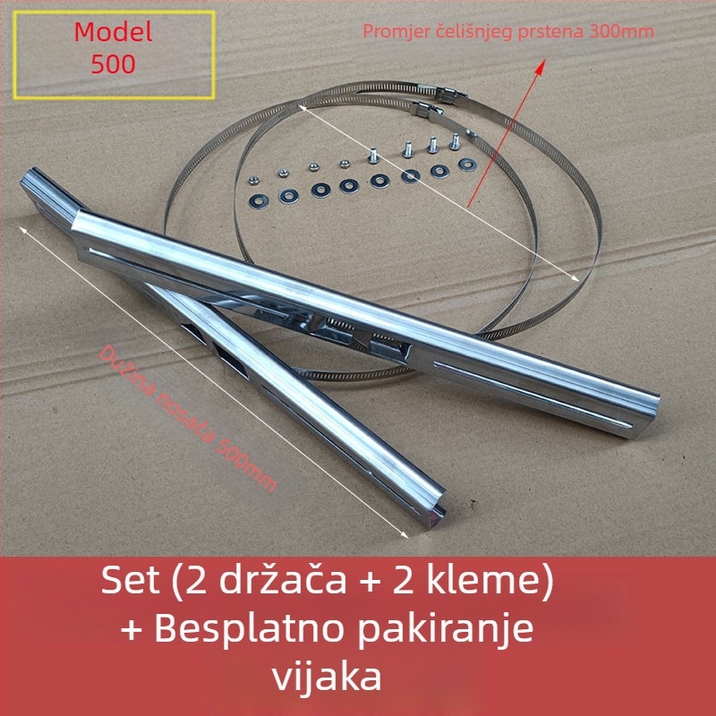 Nerđajući čelični prstenasti držač za električni stup, za ulicu rasvjetu i vodootporne kutije