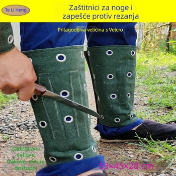 Teliheng Platnene zaštitne rukavice za ruke i noge – Protivrezne, Materijal: Platno; Primjene: Obrada stakla, Građevinarstvo, Obrada metala
