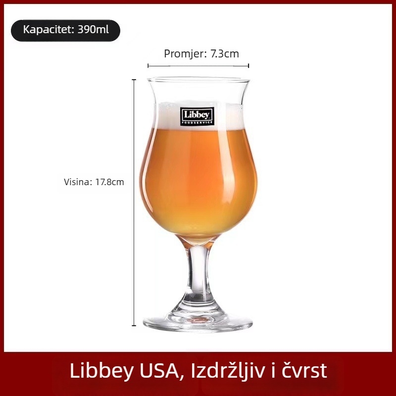Kristalno staklena čaša za crveno vino, moderni minimalistički stil, kapacitet 201–300 ml, stakleni materijal, tisak logotipa dostupan