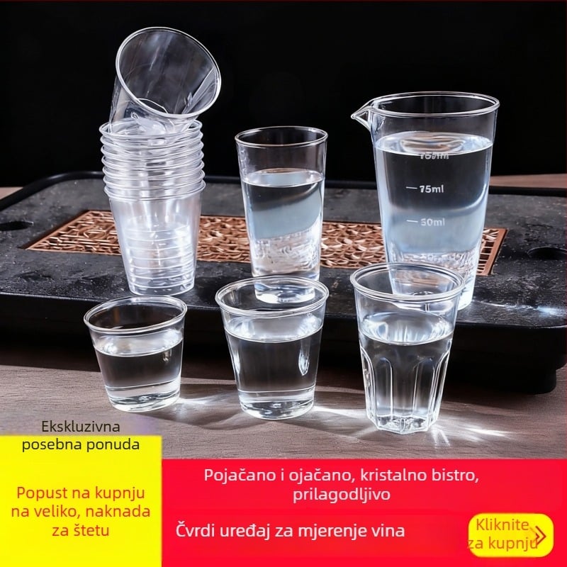 Dispenzer za piće s gradiranom skalom — prozirna tvrda plastika, 6 kg težine